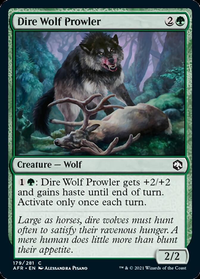 Dire Wolf Prowler [Dungeons & Dragons: Adventures in the Forgotten Realms] | Odin's Place