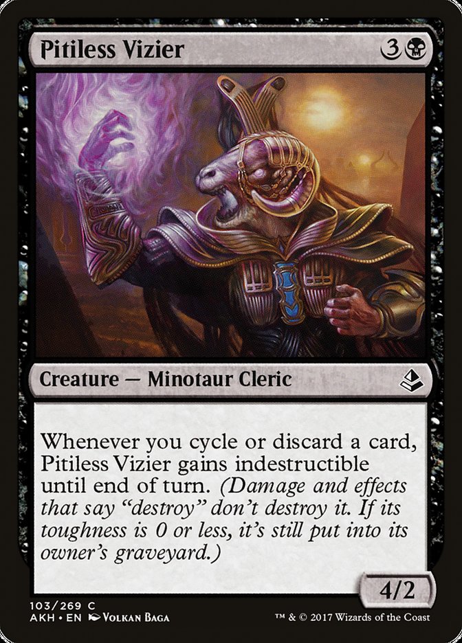 Pitiless Vizier (103) [Amonkhet] | Odin's Place