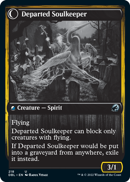 Devoted Grafkeeper // Departed Soulkeeper [Innistrad: Double Feature] | Odin's Place
