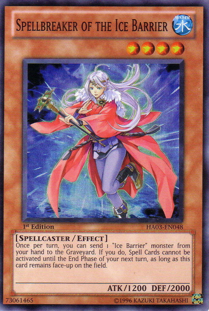 Spellbreaker of the Ice Barrier [HA03-EN048] Super Rare | Odin's Place