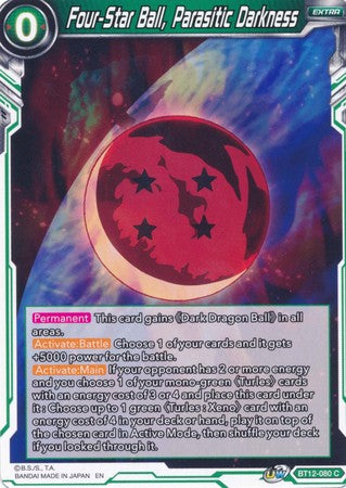 Four-Star Ball, Parasitic Darkness (BT12-080) [Vicious Rejuvenation] | Odin's Place