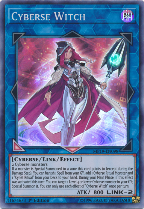 Cyberse Witch [MP19-EN098] Super Rare | Odin's Place