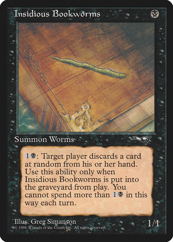 Insidious Bookworms (Single Worm) [Alliances] | Odin's Place