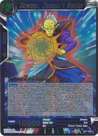 Gowasu, Zamasu's Master (BT7-036_PR) [Assault of the Saiyans Prerelease Promos] | Odin's Place
