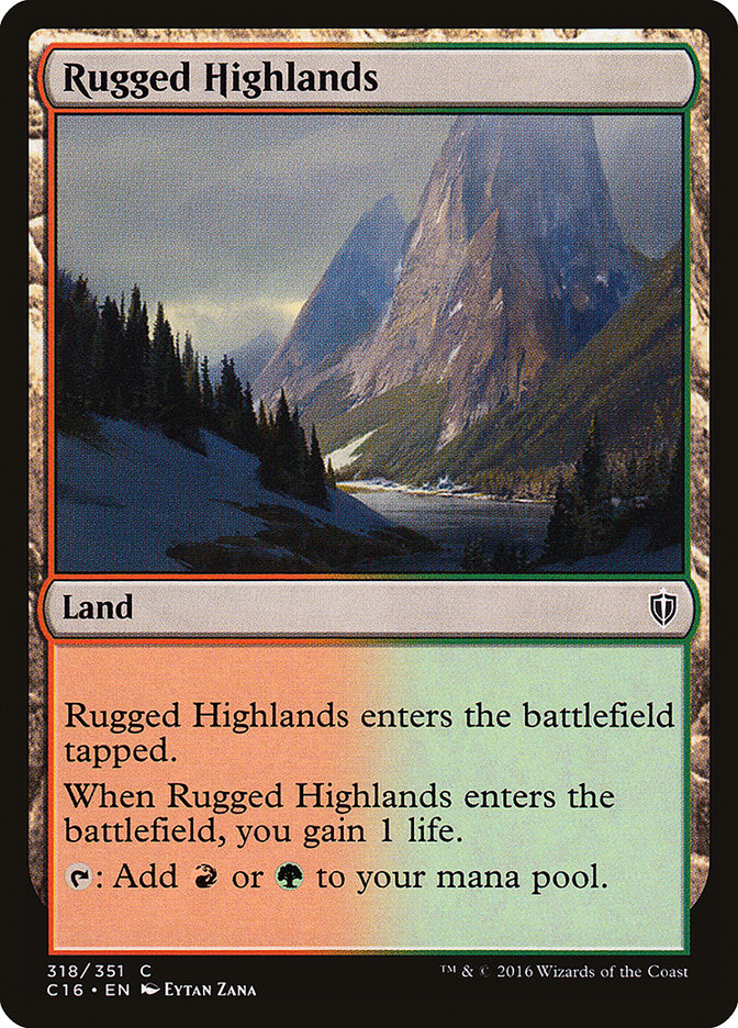 Rugged Highlands (318) [Commander 2016] | Odin's Place