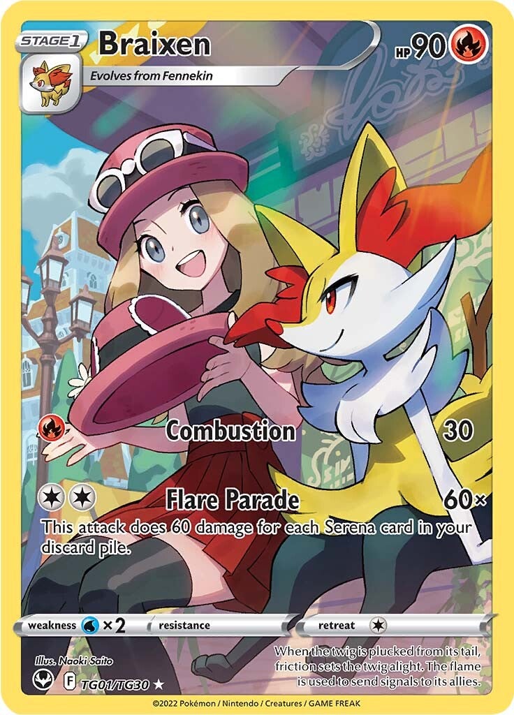 Braixen (TG01/TG30) [Sword & Shield: Silver Tempest] | Odin's Place