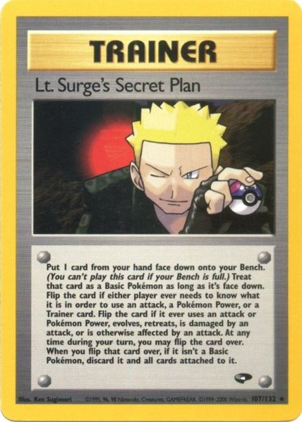Lt. Surge's Secret Plan (107/132) [Gym Challenge Unlimited] | Odin's Place