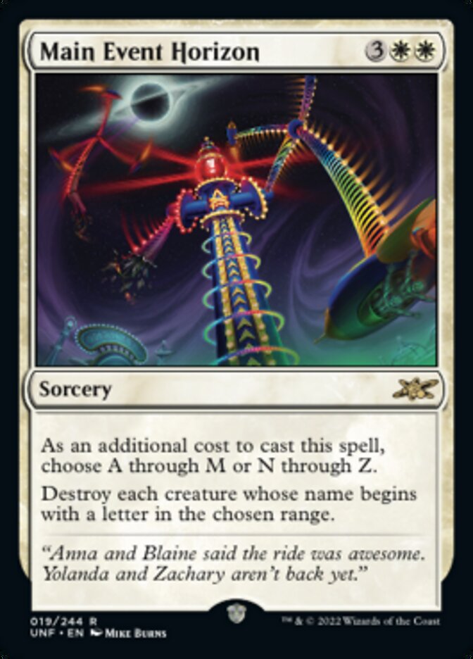 Main Event Horizon [Unfinity] | Odin's Place