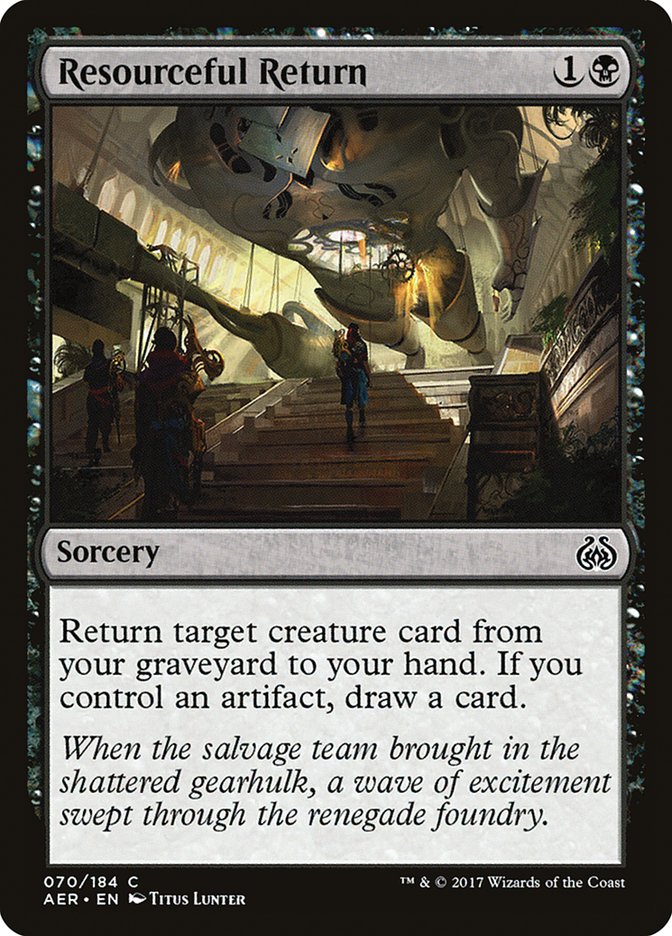 Resourceful Return (70) [Aether Revolt] | Odin's Place