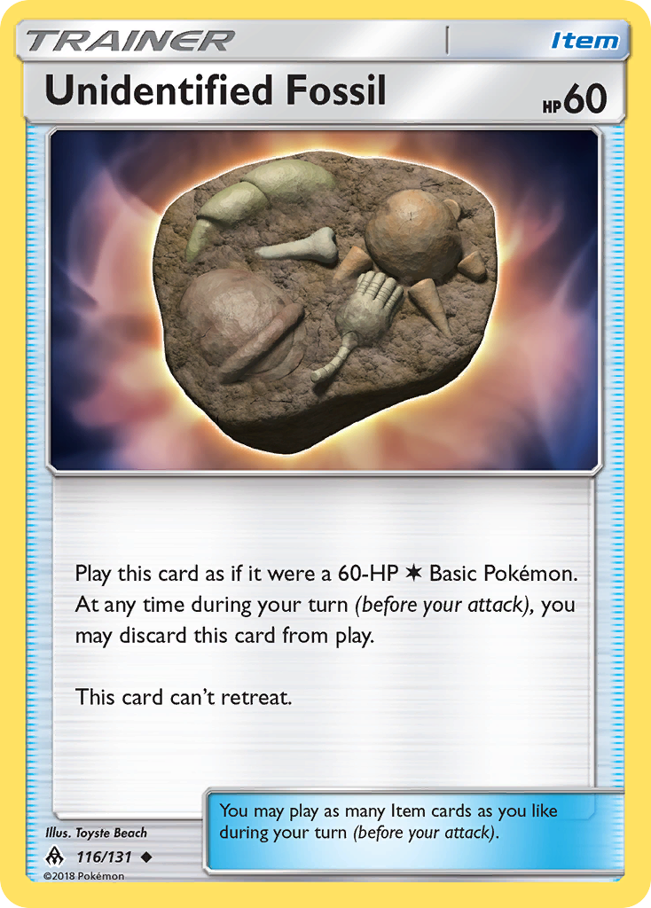Unidentified Fossil (116/131) [Sun & Moon: Forbidden Light] | Odin's Place