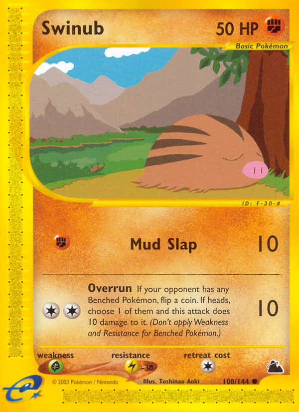Swinub (108/144) [Skyridge] | Odin's Place