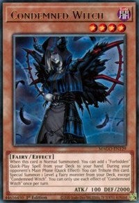 Condemned Witch [MAGO-EN129] Rare | Odin's Place