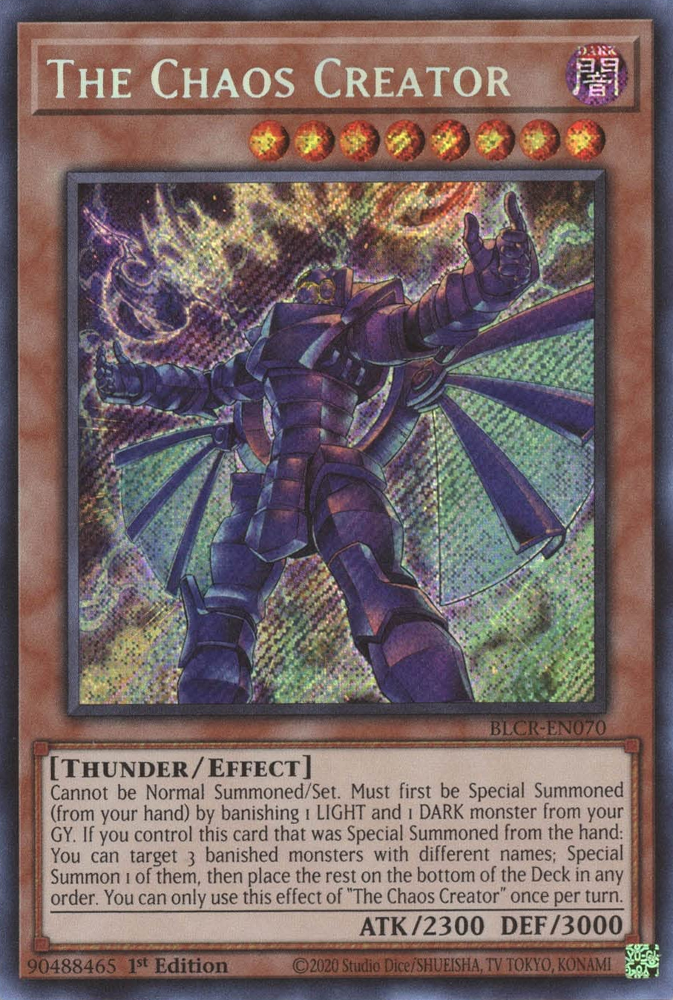 The Chaos Creator [BLCR-EN070] Secret Rare | Odin's Place