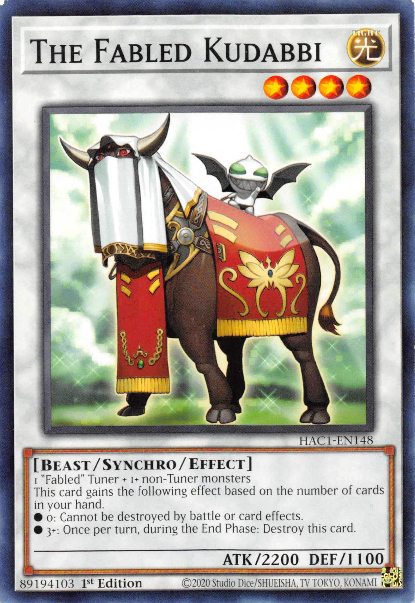 The Fabled Kudabbi [HAC1-EN148] Common | Odin's Place