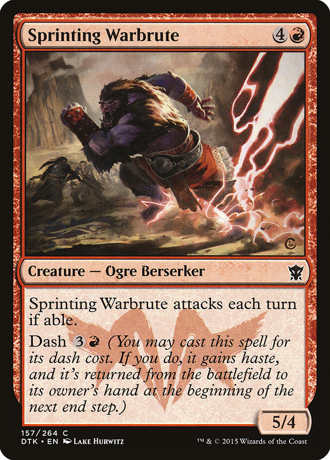 Sprinting Warbrute (157) [Dragons of Tarkir] | Odin's Place