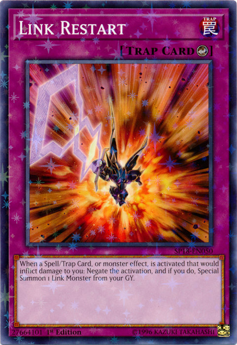 Link Restart [SP18-EN050] Starfoil Rare | Odin's Place
