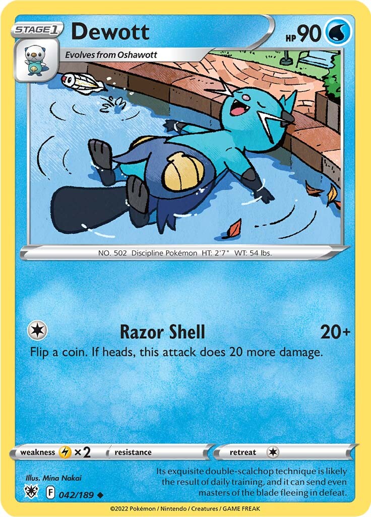 Dewott (042/189) [Sword & Shield: Astral Radiance] | Odin's Place