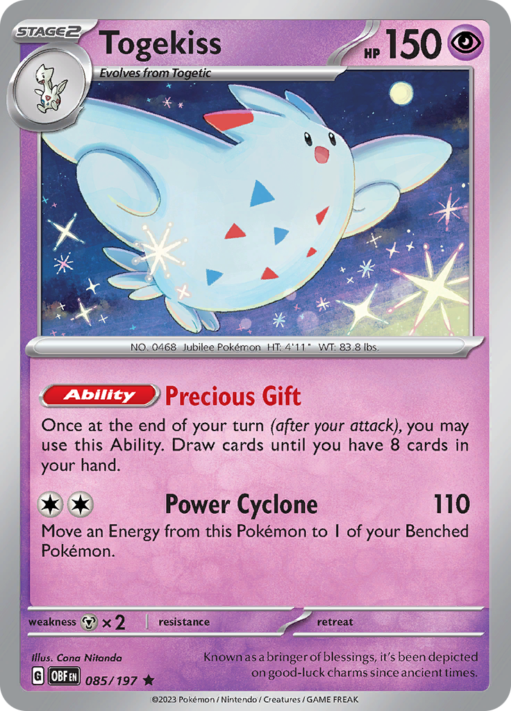 Togekiss (085/197) [Scarlet & Violet: Obsidian Flames] | Odin's Place