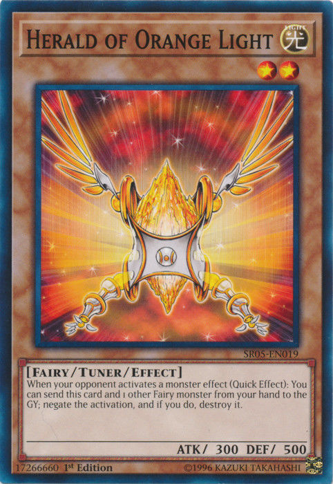 Herald of Orange Light [SR05-EN019] Common | Odin's Place