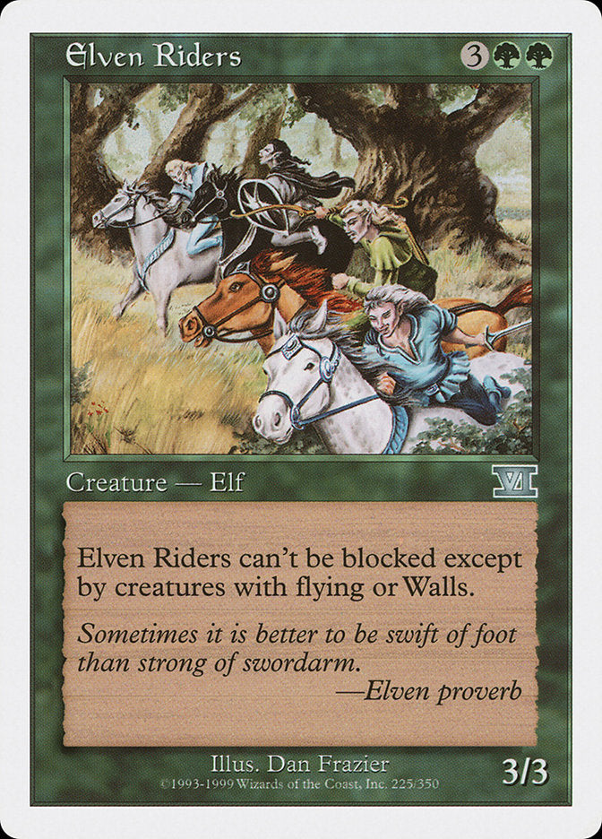 Elven Riders (225) [Classic Sixth Edition] | Odin's Place