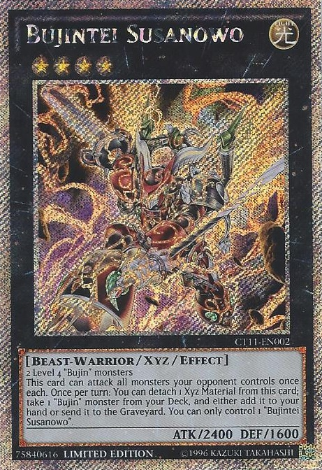 Bujintei Susanowo [CT11-EN002] Secret Rare | Odin's Place