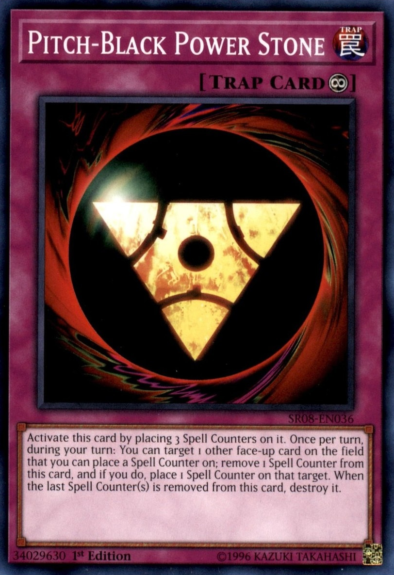 Pitch-Black Power Stone [SR08-EN036] Common | Odin's Place