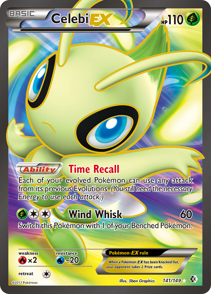 Celebi EX (141/149) [Black & White: Boundaries Crossed] | Odin's Place