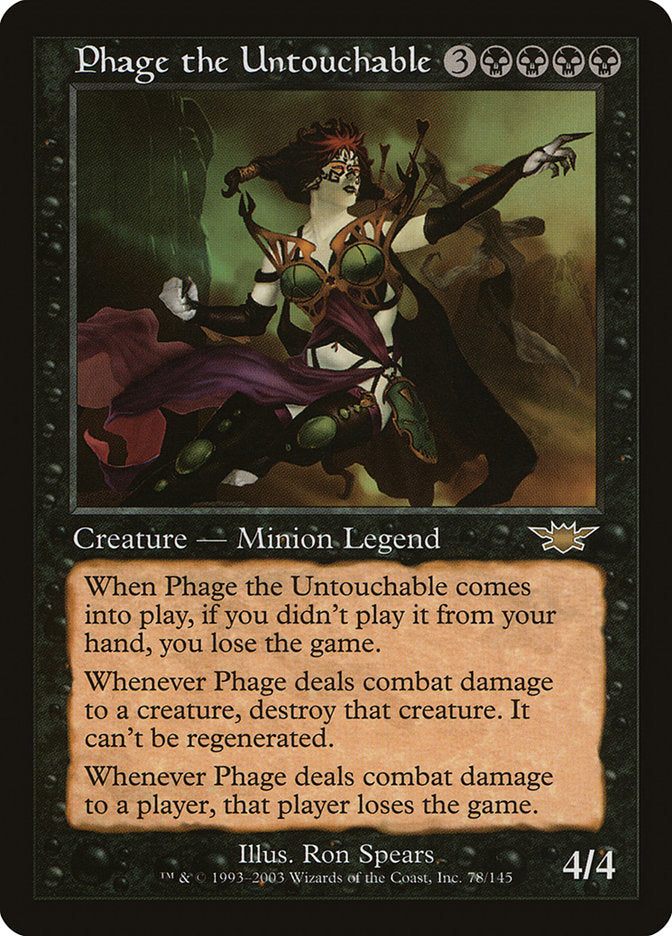 Phage the Untouchable (78) [Legions] | Odin's Place