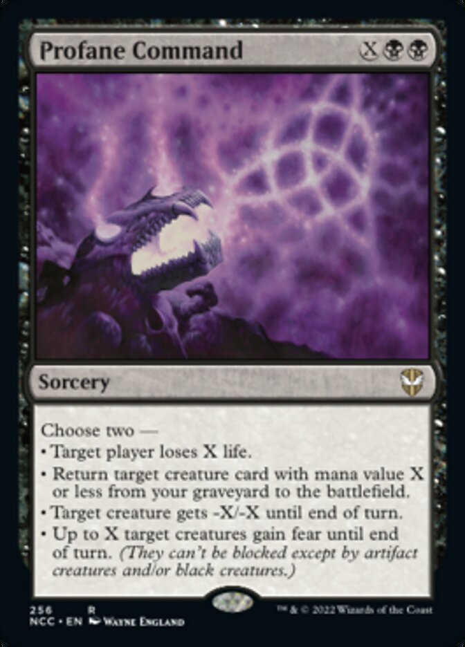Profane Command [Streets of New Capenna Commander] | Odin's Place