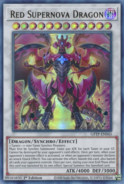 Red Supernova Dragon [GFTP-EN045] Ultra Rare | Odin's Place