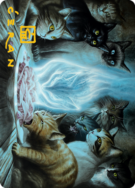 Can't Stay Away Art Card (Gold-Stamped Signature) [Innistrad: Midnight Hunt Art Series] | Odin's Place
