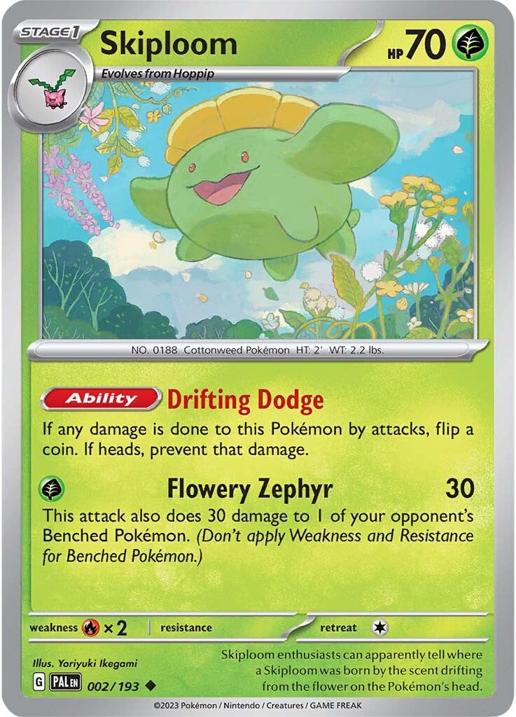 Skiploom (002/193) [Scarlet & Violet: Paldea Evolved] | Odin's Place