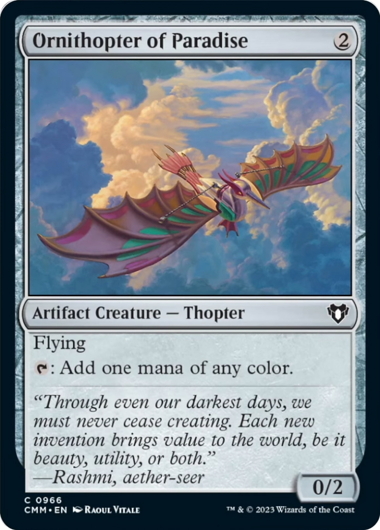 Ornithopter of Paradise [Commander Masters] | Odin's Place