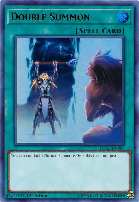 Double Summon [LCKC-EN091] Ultra Rare | Odin's Place