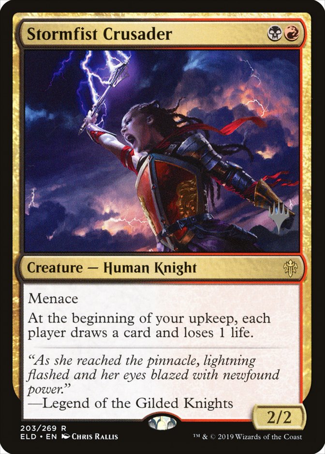 Stormfist Crusader (Promo Pack) [Throne of Eldraine Promos] | Odin's Place