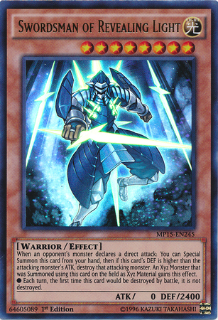 Swordsman of Revealing Light [MP15-EN245] Ultra Rare | Odin's Place
