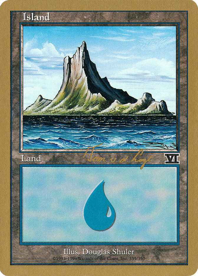 Island (tvdl335) (Tom van de Logt) [World Championship Decks 2000] | Odin's Place