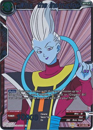 Whis, the Instructor (P-103) [Promotion Cards] | Odin's Place