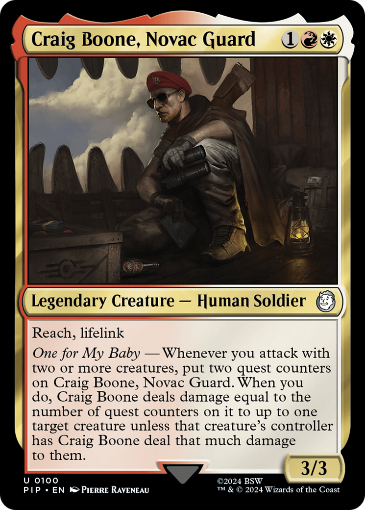 Craig Boone, Novac Guard [Fallout] | Odin's Place