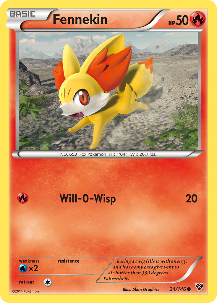 Fennekin (24/146) [XY: Base Set] | Odin's Place
