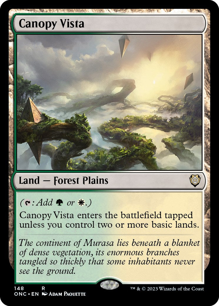 Canopy Vista [Phyrexia: All Will Be One Commander] | Odin's Place