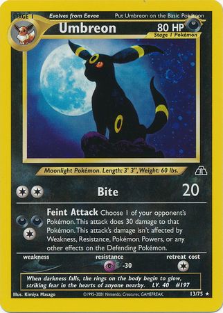 Umbreon (13/75) [Neo Discovery Unlimited] | Odin's Place