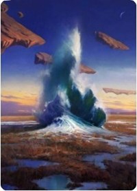 Flooded Strand Art Card [Zendikar Rising Art Series] | Odin's Place