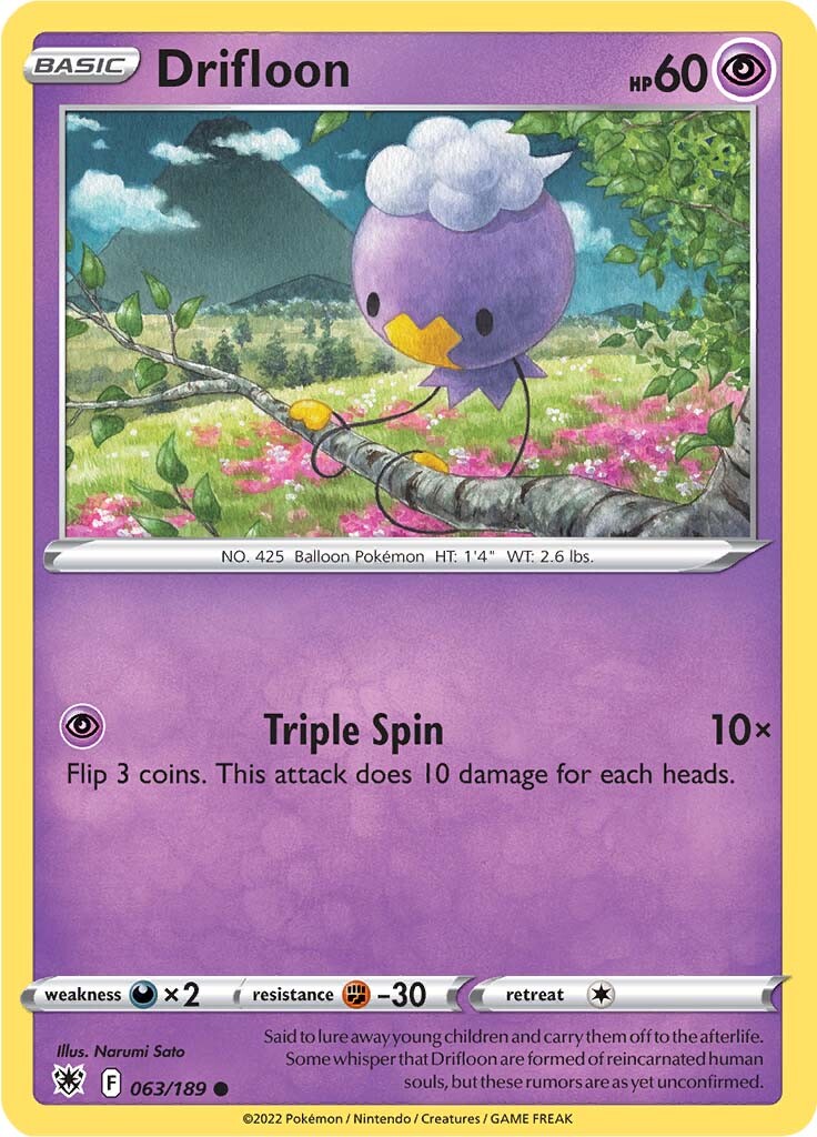 Drifloon (063/189) [Sword & Shield: Astral Radiance] | Odin's Place