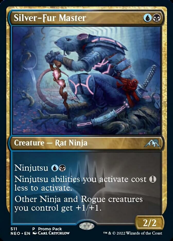 Silver-Fur Master (Promo Pack) [Kamigawa: Neon Dynasty Promos] | Odin's Place
