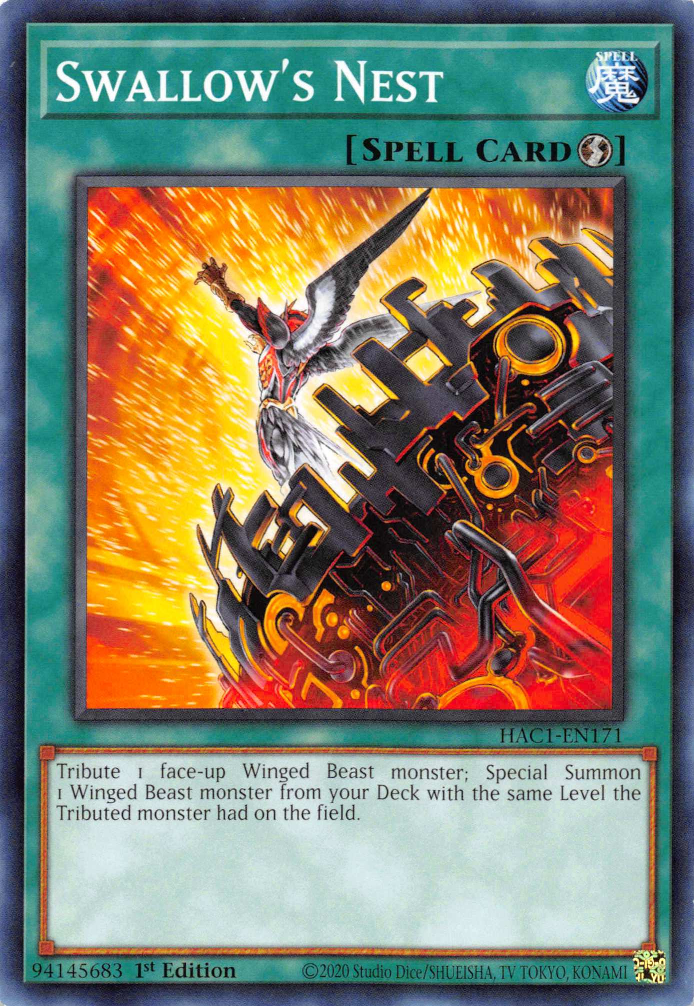 Swallow's Nest (Duel Terminal) [HAC1-EN171] Parallel Rare | Odin's Place