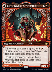 Birgi, God of Storytelling // Harnfel, Horn of Bounty (Showcase) [Kaldheim] | Odin's Place