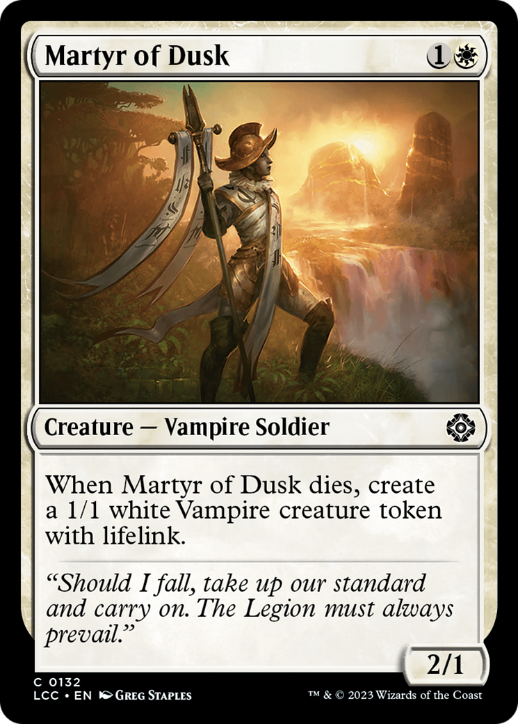 Martyr of Dusk [The Lost Caverns of Ixalan Commander] | Odin's Place