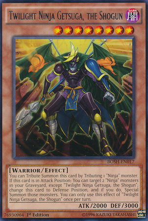 Twilight Ninja Getsuga, the Shogun [BOSH-EN017] Rare | Odin's Place
