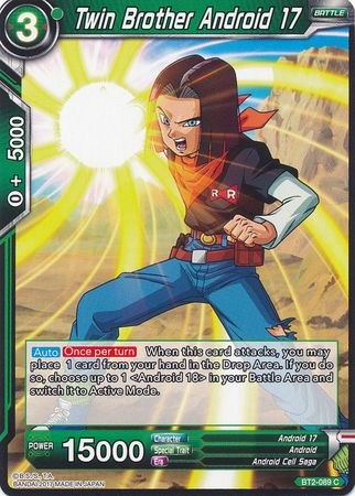 Twin Brother Android 17 (BT2-089) [Union Force] | Odin's Place